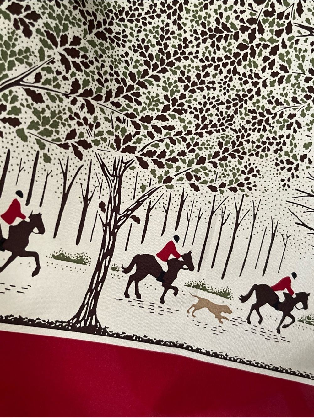 New Talbots Silk Equestrian Preppy Horseback Riders Scarf